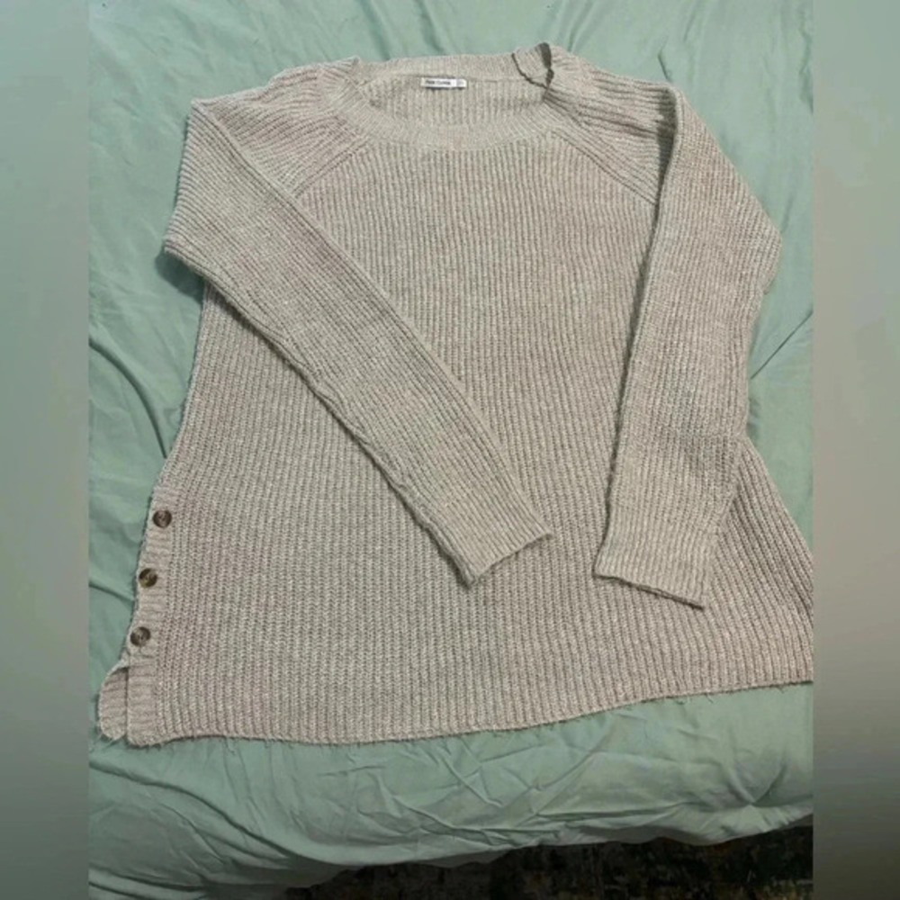 Pink clover Side Button Detail Sweater XL - Picture 1 of 10